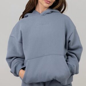 NEW COMFRT Signature Fit Bundle Sweatshirt and Sweatpants Set in Sky Blue SZ